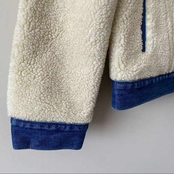 Nwt-Levi’s Ex Boyfriend Sherpa Trucker Jacket - Picture 11 of 14